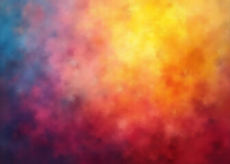 Poster - Vibrant colors create a unique artistic wall background with texture and depth that adds visual interest to a room.