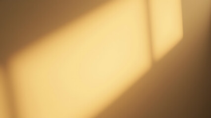 Aufkleber - Soft lighting creates a warm background image with light and shadow play in neutral tones.