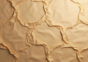 Poster - Real cardboard patterns on textured paper backgrounds create a unique visual effect in interior design.