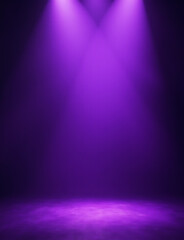 Poster - Purple grunge style backdrop with dark spotlight effect creates a moody visual atmosphere on screen or stage displays.