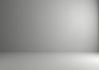 Gray studio background is often used for 3D renderings in limbo empty backgrounds.