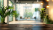 © Mahemud - Blur office room interior background: Product display template.