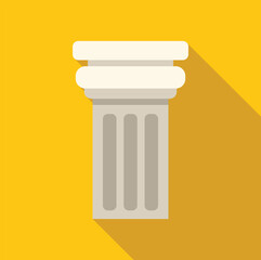 Poster - simple yet elegant, an architectural column stands as a symbol of strength and classic design