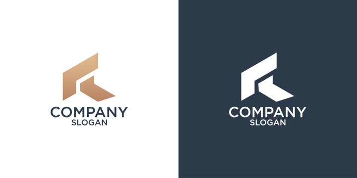 collection of letter k abstract geometry logo design vector
