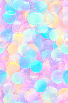 Vertical Trendy holographic sticker seamless pattern. Retro 2000s text quote label background.