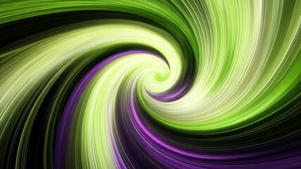 Poster - Green and purple lines are swirling to create a tunnel vision effect. This animated background is perfect for any project that needs a touch of energy and excitement