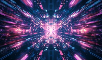Ultra futurist tech abstract background.