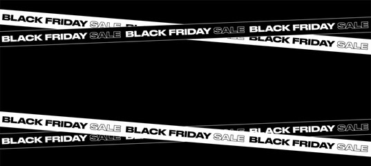 Black Friday Banner. Modern Black Friday Vector Design for Black Friday Web Banner, Poster, Ad, Social, Web