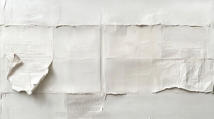 Poster - Artistic white backdrop featuring a diary page filled with text, highlighting the smooth texture and neat presentation of the content