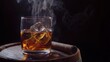 © leymart - Whiskey and Cigar on a Barrel