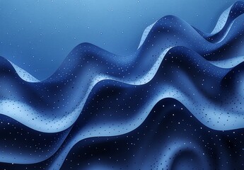 Poster - Minimalist Blue Gradient Background Vector with Sparkle Texture
