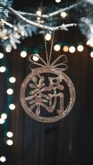 Wall Mural - oriental christmas decoration