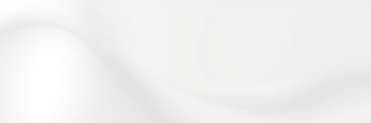 Poster - Abstract 3D bent smooth lines on elegant white background with futuristic technology vibes, business, smooth