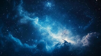 Space night sky and star background generative ai