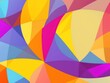 © Sathaporn Buarabut - Colorful abstract geometric pattern with vibrant hues, design, abstract, modern
