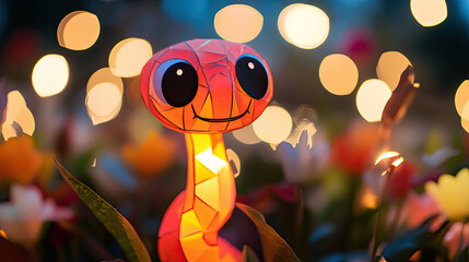 Lantern made snake, cute little snake, Chinese New Year