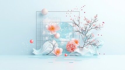 Poster - Slide design in InDesign, with creative use of layers and grids for a sophisticated look.