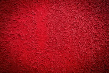 Vibrant red concrete wall texture with dark borders, suited for creative projects. This backdrop adds dynamic flair and richness to your design endeavors and presentations.