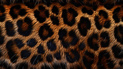 the detailed closeup footage beautifully showcases the intricate fur pattern of a leopard, emphasizi