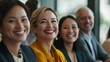 © Tony - A diverse group of people from different ethnicities and backgrounds, smiling and working together in a modern office, natural lighting, inclusivity, warm and welcoming atmosphere, high detail