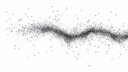 Thin, branching lines that extend outward to connect distant nodes, showing how even distant tags are related in some way.