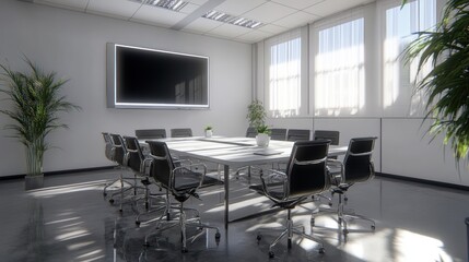 Wall Mural - Modern Meeting Room.