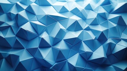 Aufkleber - Light blue abstract polygonal background creating stunning visual effect