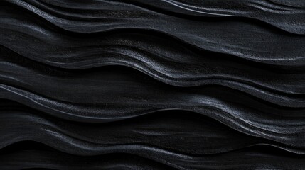 Poster - A black and white image of a wave with a lot of detail