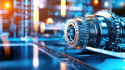 Aufkleber - Exploring future trends in industrial engineering a bright and clean perspective