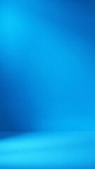 Leinwandbilder - Bright blue gradient background with soft lighting, evoking a calm and serene atmosphere