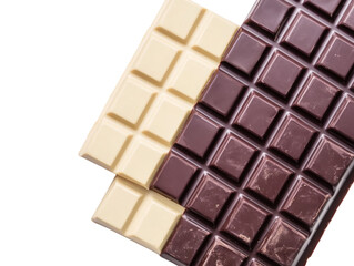 Poster - Milk chocolate bars isolated. png