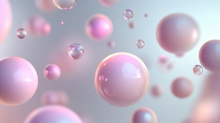 Poster - Abstract Minimal Background with Overlapping Spheres