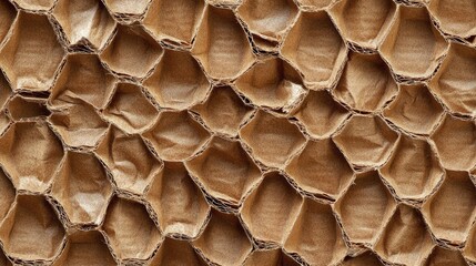 Poster - Brown recycled cardboard texture seamless pattern image width 20cm