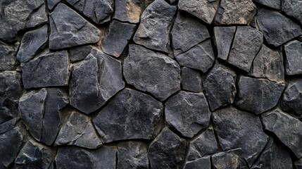 Poster - Dark stone concrete texture background panoramic view long format