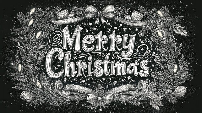 Chalkboard-style 