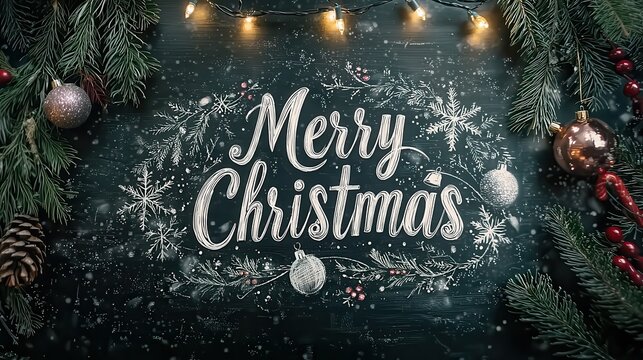 Chalkboard-style 