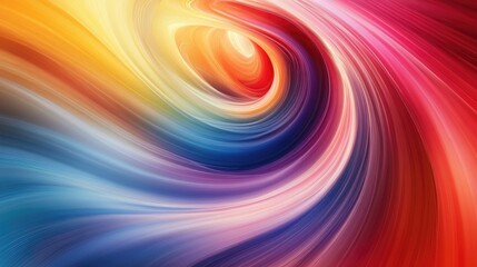 Poster - Colorful Abstract Swirl Background Design