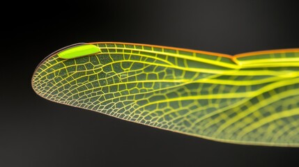 Aufkleber - Exploring the intricate patterns of a leaf wing nature's marvels in detail
