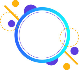 Wall Mural - Modern Circle Banner