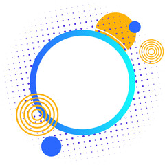 Wall Mural - Modern Circle Banner