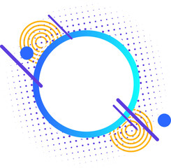 Wall Mural - Modern Circle Banner