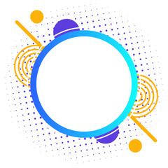 Wall Mural - Modern Circle Banner