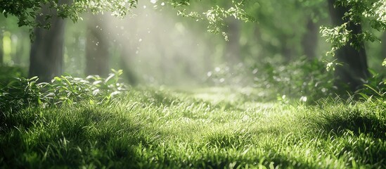 Poster - Grass In The Forest