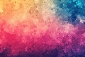 Poster - Lovely and colorful background produced using watercolor methods