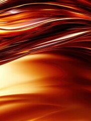 Aufkleber - Dynamic flow of warm tones capturing the essence of liquid movement and light reflection