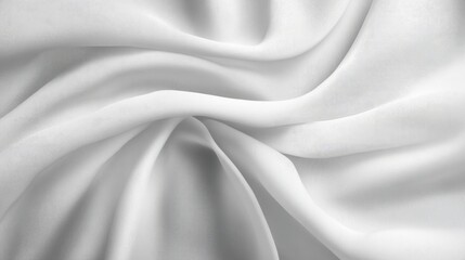Poster - Elegantly smooth and soft white fabric texture background