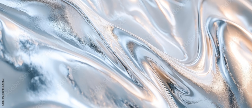 Abstract Silver Liquid Metal Texture Background Stock Photo | Adobe Stock
