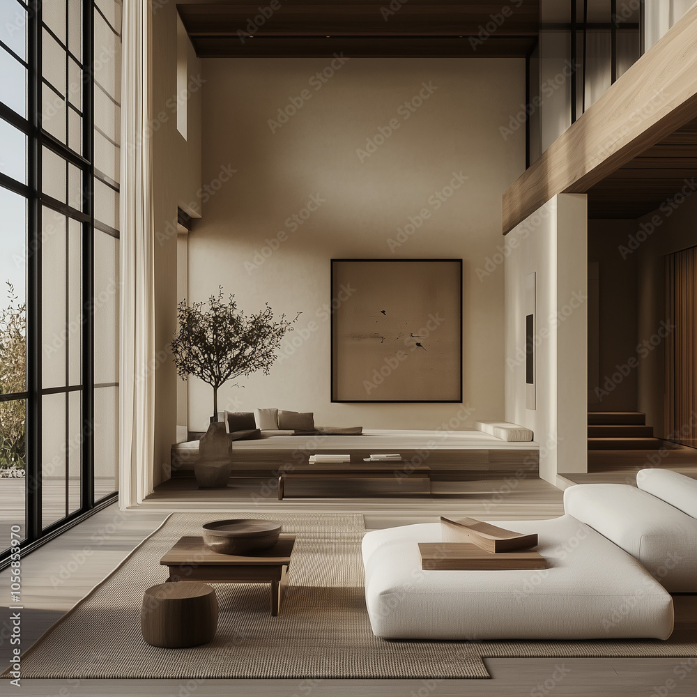 Beautiful view of Clean Lines Loft Interior Style Inspiration