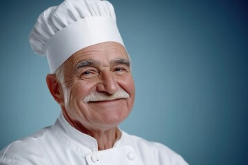 A happy chef posing with a smile, great for food and lifestyle images