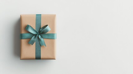 Poster - Gift box on a plain white background